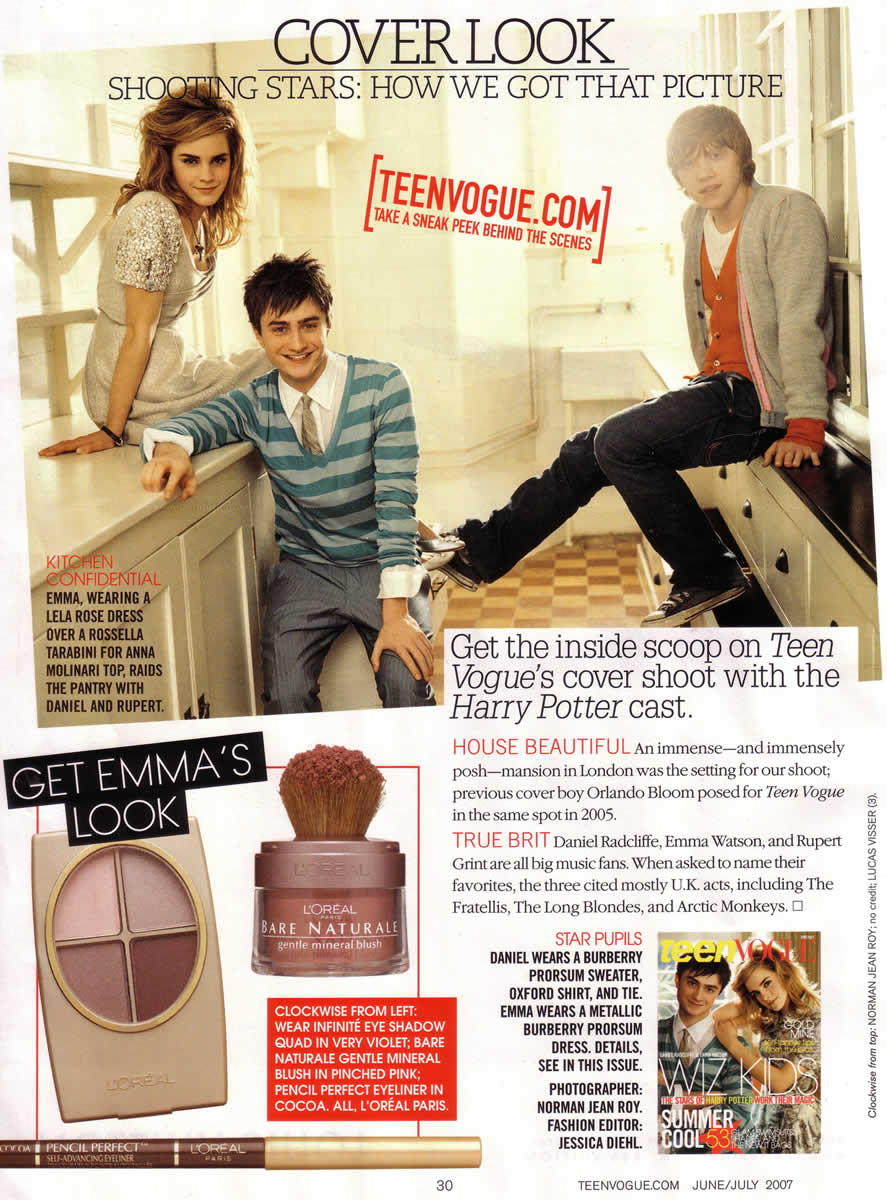 ダニエル・ラドクリフ、エマ・ワトソン、ルパート・グリント/Daniel Radcliffe,Rupert Grint,Emma Watson