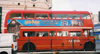 ハリポタDVDの広告バス